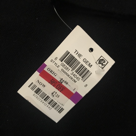 INC Black Pearl Long Sleeve NWT Top XXL - Picture 4 of 4